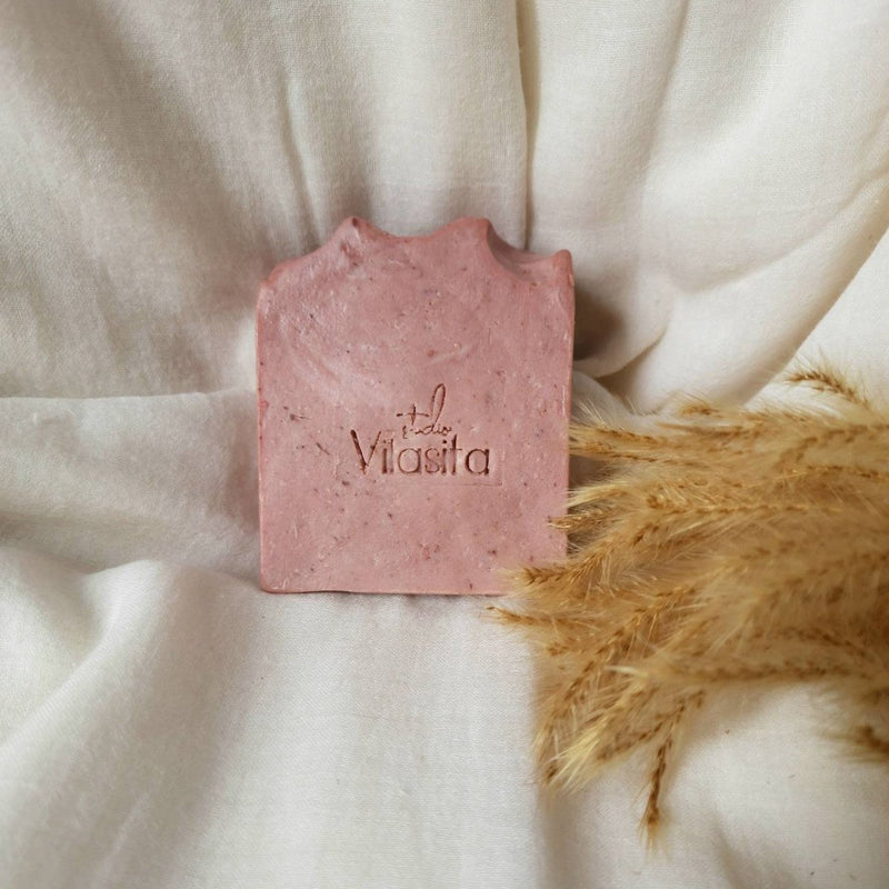 Buy Rosy Soap - Rose Oil, Lavender & Rose Clay | Shop Verified Sustainable Body Soap on Brown Living™