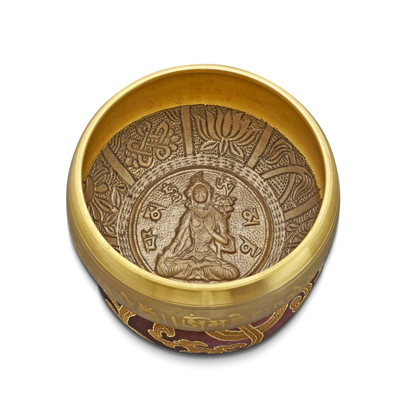 Buy Sacred Gold Mantra Bowls | 4 Inches | Shop Verified Sustainable Musical Instruments on Brown Living™