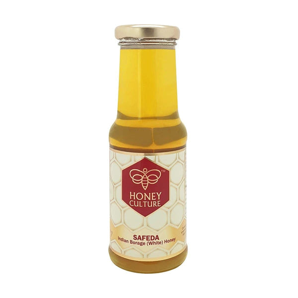 Buy Safeda Honey - White Honey, Premium Indian Borage Honey - 275g | Shop Verified Sustainable Honey & Syrups on Brown Living™