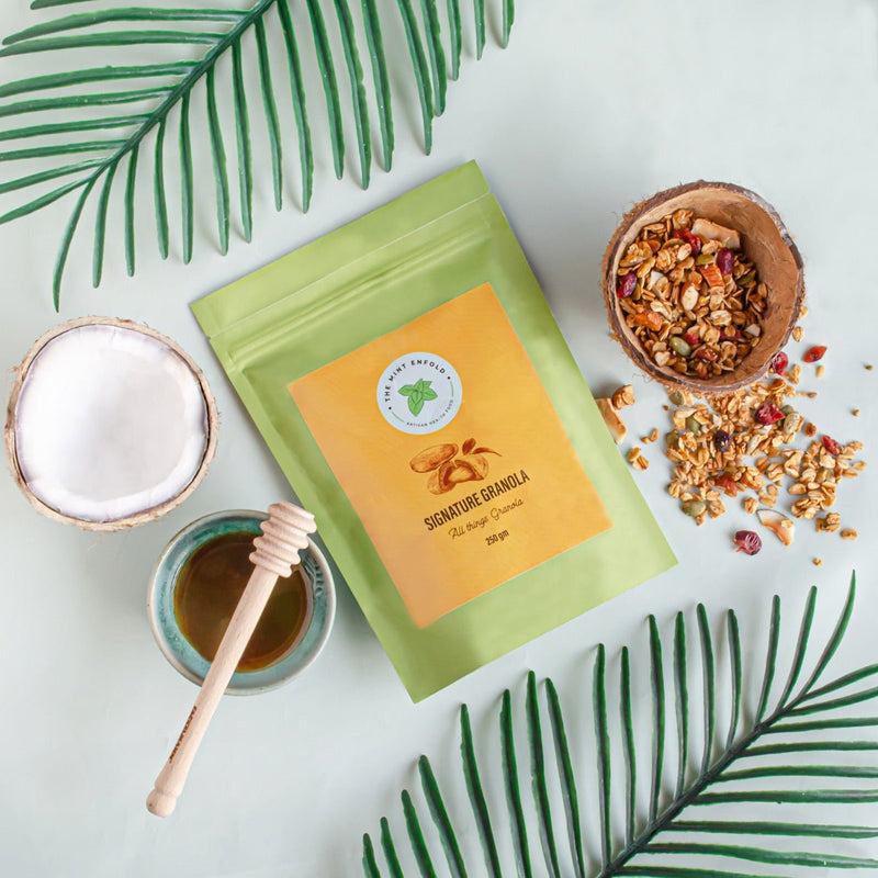 Buy Signature Granola | Healthy Gluten Free Granola | Shop Verified Sustainable Cereal & Meusli on Brown Living™