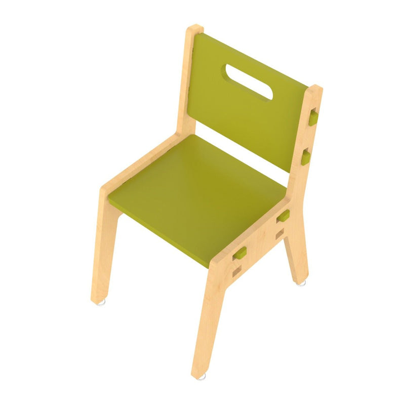 Buy Silver Peach Childrens Wooden Chair | Shop Verified Sustainable Decor & Artefacts on Brown Living™