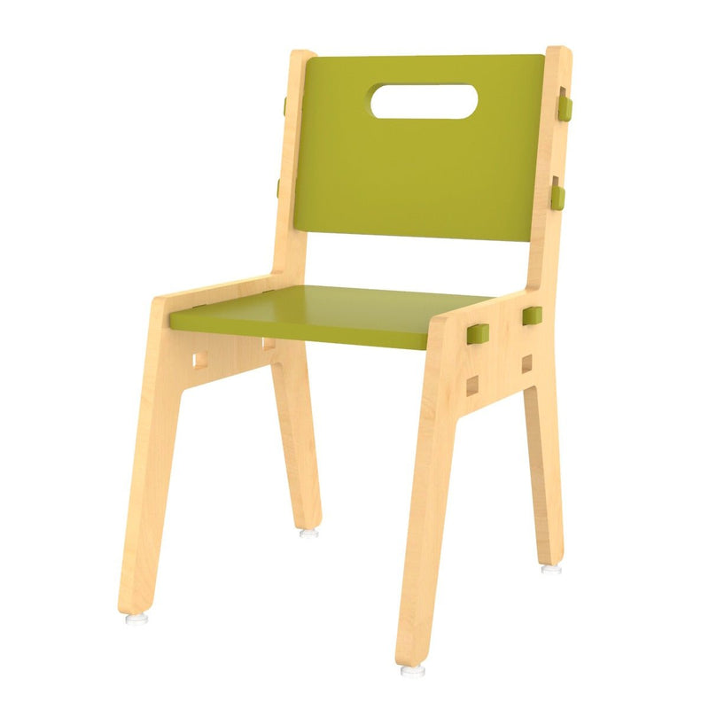 Buy Silver Peach Childrens Wooden Chair | Shop Verified Sustainable Decor & Artefacts on Brown Living™