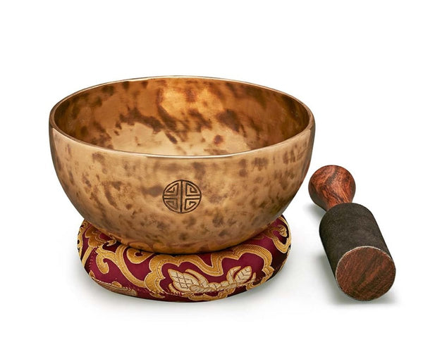 Buy Singing Bowl Handmade Full moon Singing Bowl- 8" | Shop Verified Sustainable Musical Instruments on Brown Living™