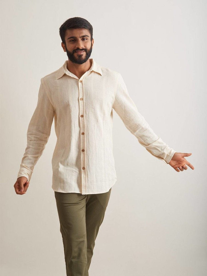 Buy Snow Valley Shirt for Men | Made with Kala Cotton | Shop Verified Sustainable Mens Shirt on Brown Living™