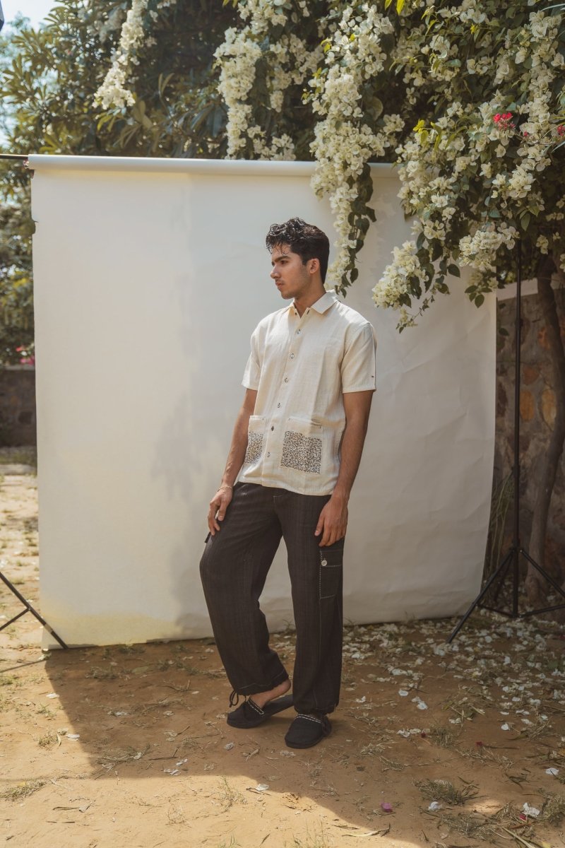 Buy Sonder Double Pocket Cotton Shirt | Shop Verified Sustainable Mens Shirt on Brown Living™