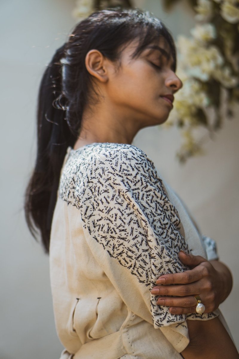 Buy Sonder Kimono Cotton Blouse | Shop Verified Sustainable Womens Blouse on Brown Living™