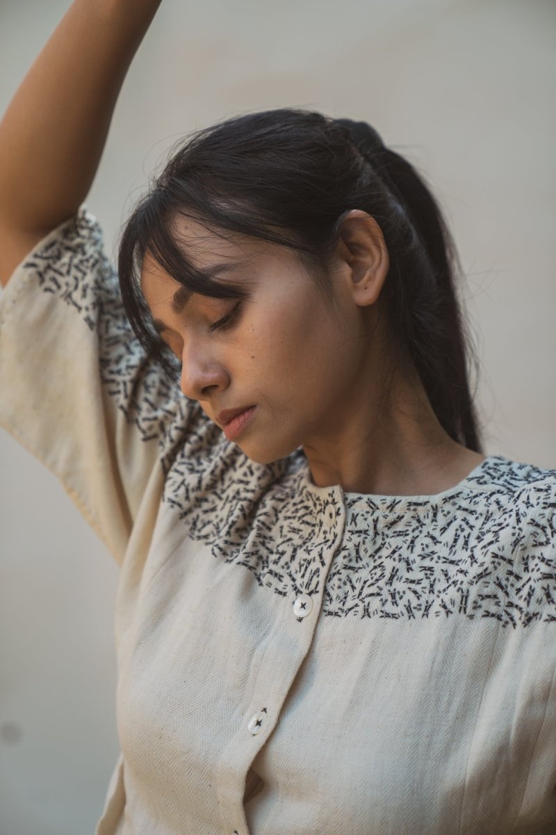 Buy Sonder Kimono Cotton Blouse | Shop Verified Sustainable Womens Blouse on Brown Living™