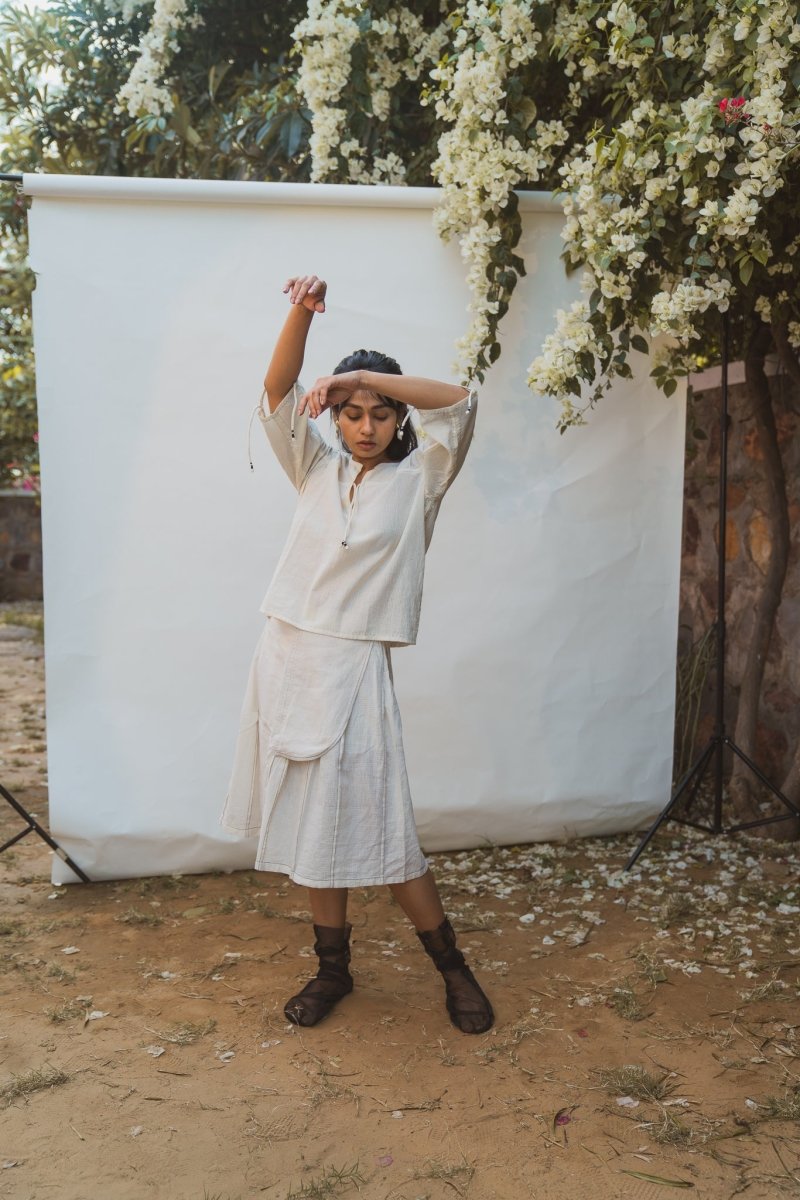 Buy Sonder Layered Cotton Skirt | Shop Verified Sustainable Womens Skirt on Brown Living™