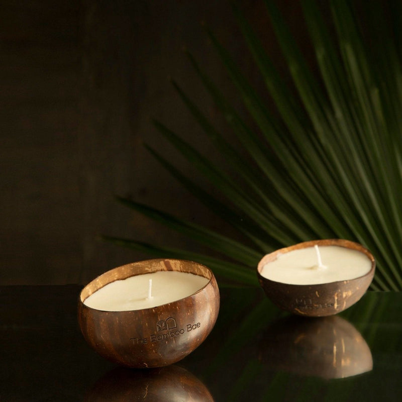 Buy Soy Wax Candle - Handcrafted and Toxic Free - Coconut Candle | Shop Verified Sustainable Candles & Fragrances on Brown Living™