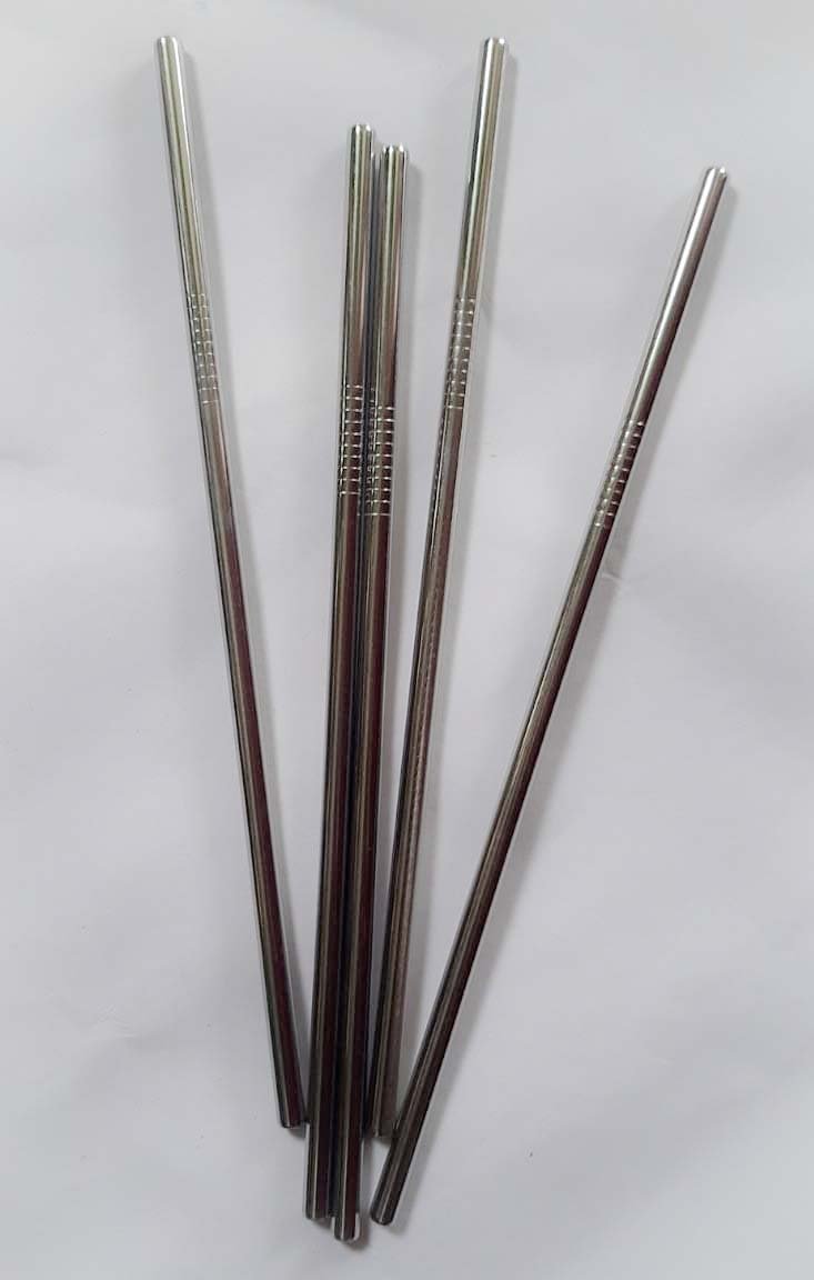 Buy Stainless steel straws - with sisal cleaner | Shop Verified Sustainable Straw on Brown Living™