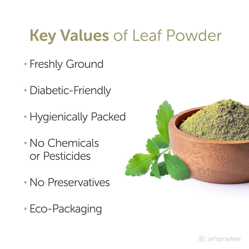 Stevia Leaf Powder - 100g | Verified Sustainable World Gourmet Food on Brown Living™