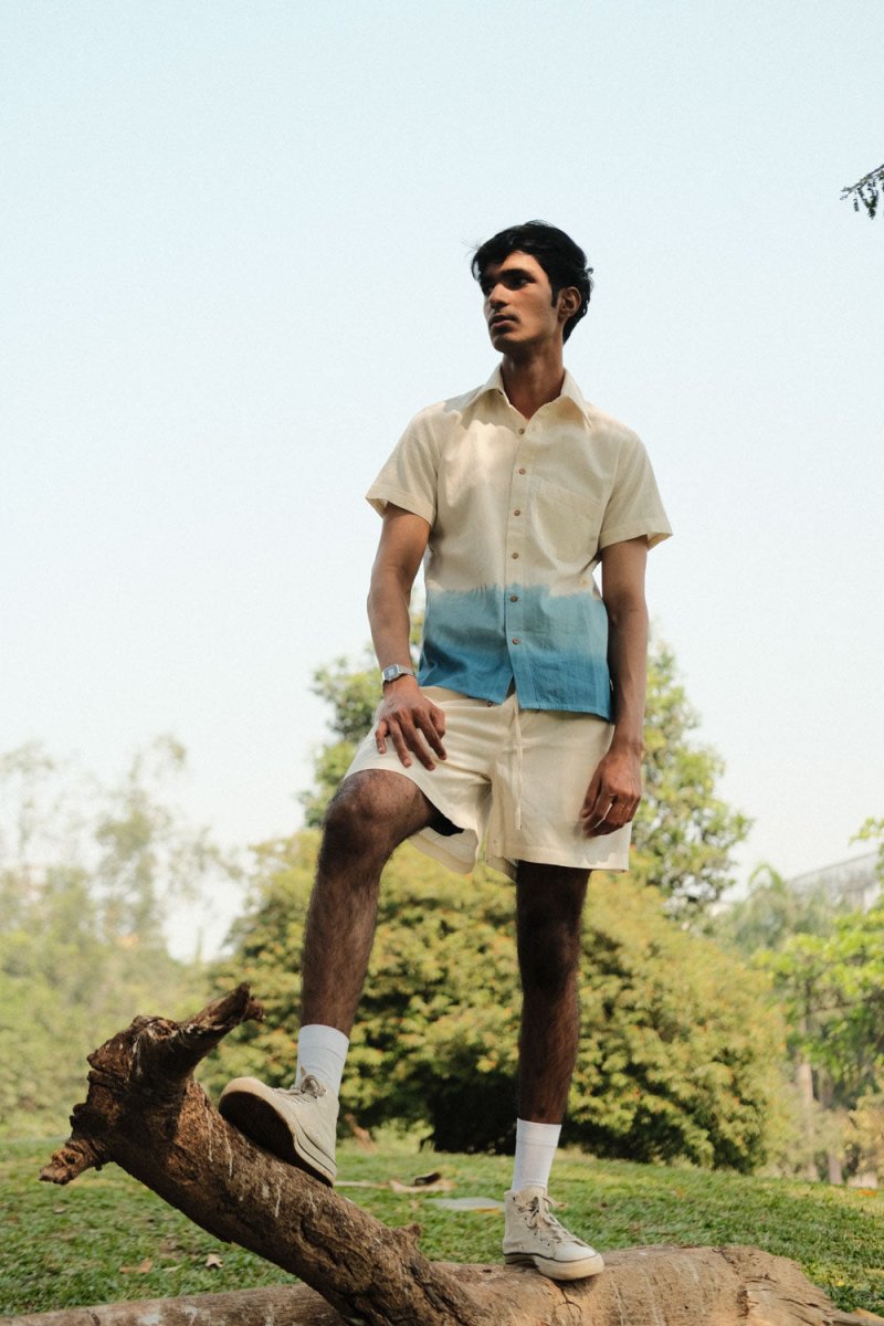 Buy Sunshine Shirt | Lightweight Cotton Khadi Shirt | Shop Verified Sustainable Mens Shirt on Brown Living™