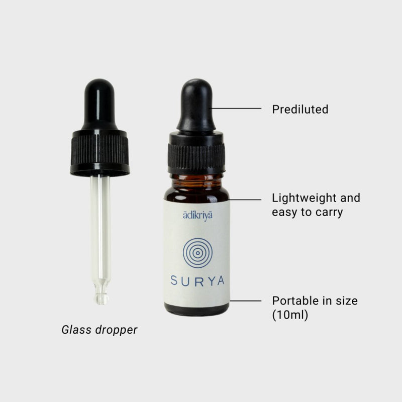 Buy Surya Dropper- Awakening Essential Oil Blend | Shop Verified Sustainable Essential Oils on Brown Living™