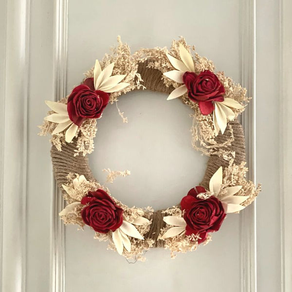 Buy Sustainable Jute Christmas Wreath | Shop Verified Sustainable Wall Decor on Brown Living™