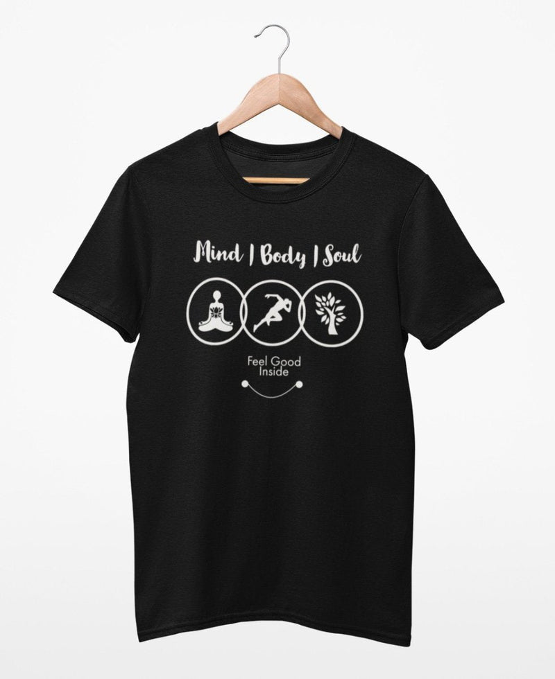 Buy Sustainable T-Shirt | Recycled Plastic + Recycled Cotton Blend | Mind Body Soul Design | Shop Verified Sustainable Mens Tshirt on Brown Living™