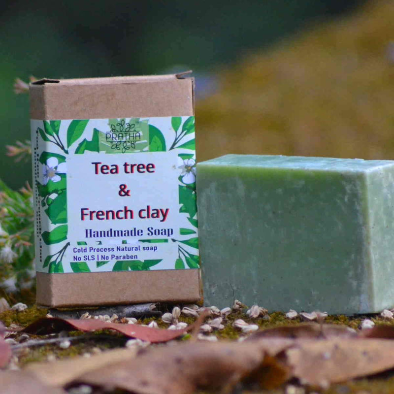 Buy Tea Tree & French Clay | Cold Process Handmade Soap | Shop Verified Sustainable Body Soap on Brown Living™