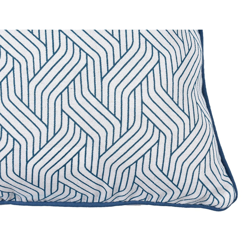 Teal Harmony Printed Cushion Cover- Set of 2 | Verified Sustainable Covers & Inserts on Brown Living™