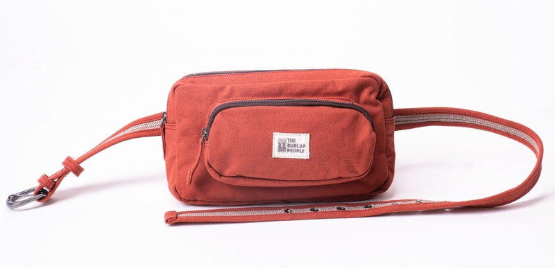 Buy The Travel Light Pack in Tomato Red | Shop Verified Sustainable Fanny Packs on Brown Living™