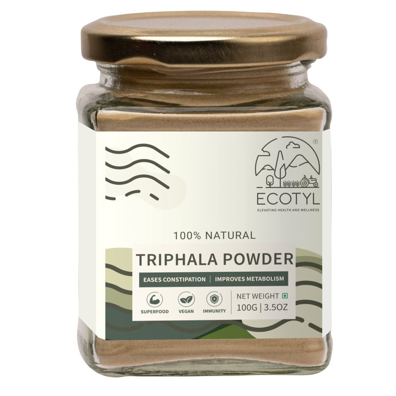 Buy Triphala Powder for Digestive Health & Immune System - 100g | Shop Verified Sustainable Powder Drink Mixes on Brown Living™