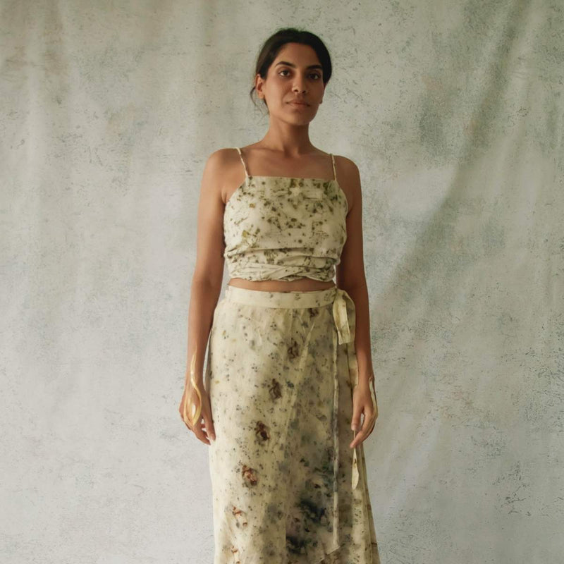 Buy True Spring | Wrap Up Midi | Shop Verified Sustainable Womens skirt on Brown Living™