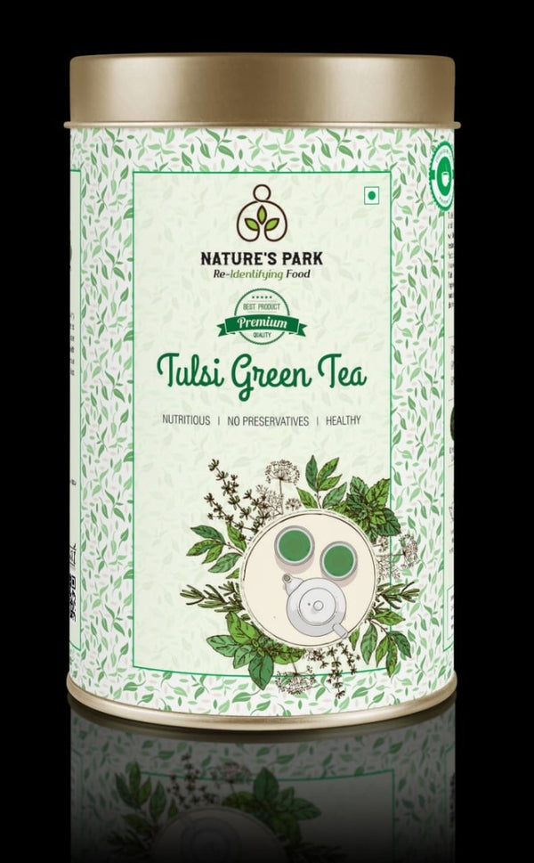 Buy Tulsi Green Tea Can (125 g) | Shop Verified Sustainable Tea on Brown Living™