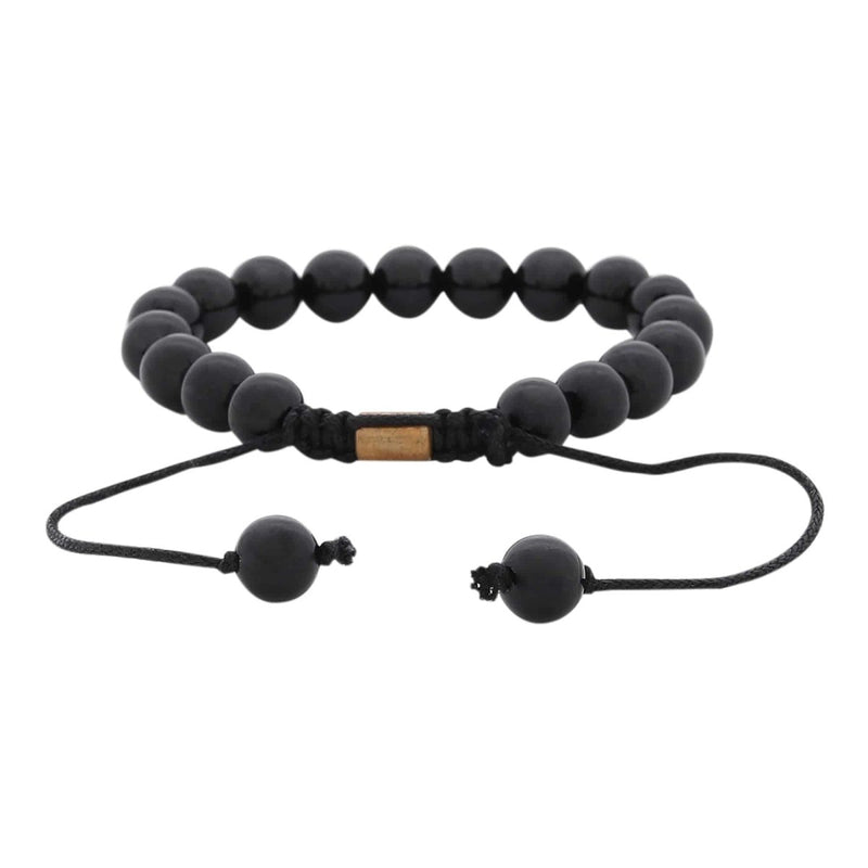 Buy Unisex Real Black Tourmaline Healing Bracelet - Black | Shop Verified Sustainable Womens Accessories on Brown Living™