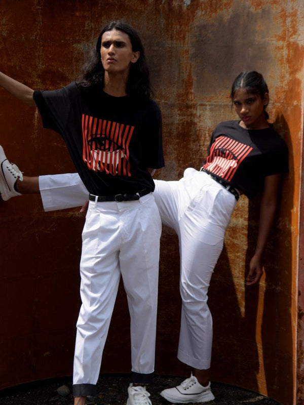 Buy Unisex T-shirt | Eye Of The Tiger Tee | 100% Cotton Bio-Washed Fabric | Shop Verified Sustainable Womens T-Shirt on Brown Living™