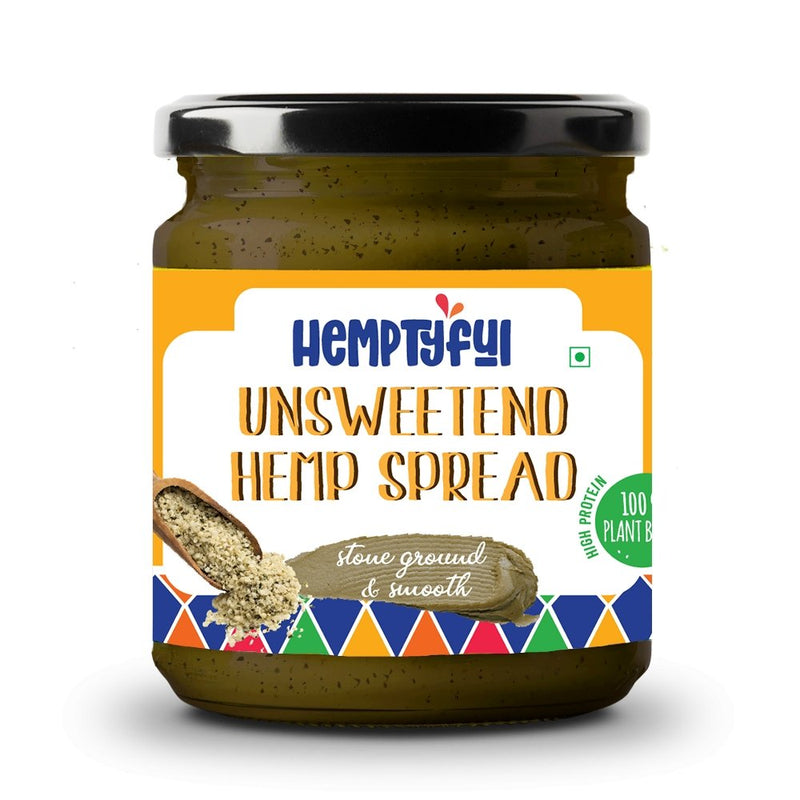 Buy Unsweetened Hemp Spread 180gm | Shop Verified Sustainable Jams & Spreads on Brown Living™