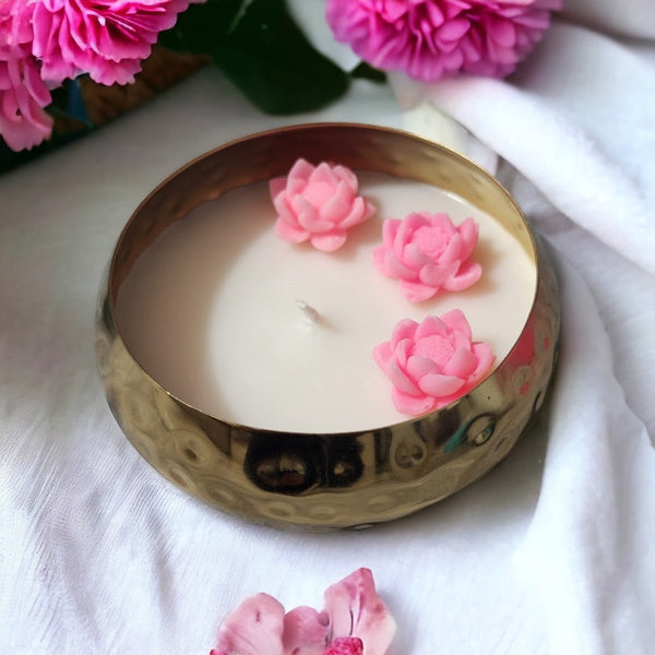 Urli Lotus Soy Wax Candle | Verified Sustainable Candles & Fragrances on Brown Living™