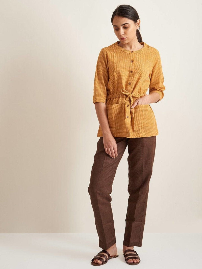 Buy Utility Drawstring Jacket | Shop Verified Sustainable Womens Shirt on Brown Living™