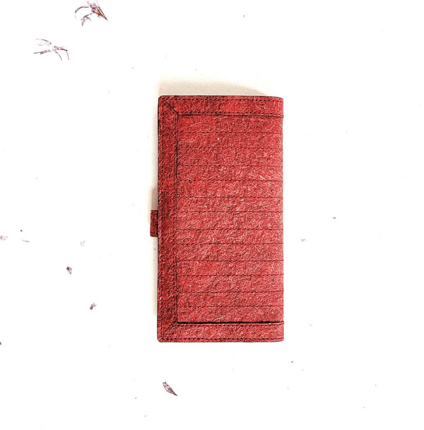 Buy Vegan Coconut Leather Yasti Wallet - Garnet Red | Shop Verified Sustainable Womens Bag on Brown Living™