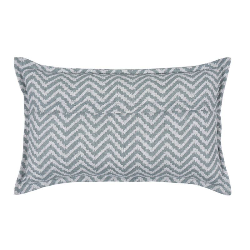 Vibrant Wave Lumbar Printed Cushion Cover - set of 2 | Verified Sustainable Covers & Inserts on Brown Living™