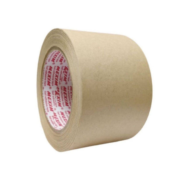 Buy Water Activated Tape - Brown Plain - 70mm x 50 meters x 4 Rolls | Shop Verified Sustainable Packing Tape on Brown Living™