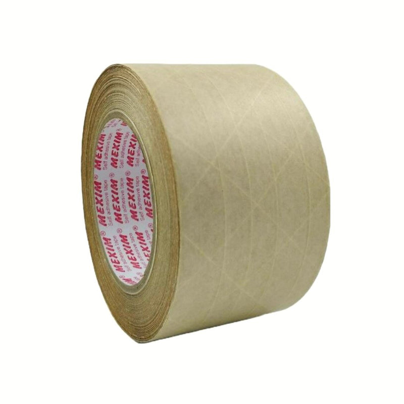 Buy Water Activated Tape - Brown Scrim Reinforced - 70mm x 50 meters x 4 Rolls | Shop Verified Sustainable Packing Tape on Brown Living™