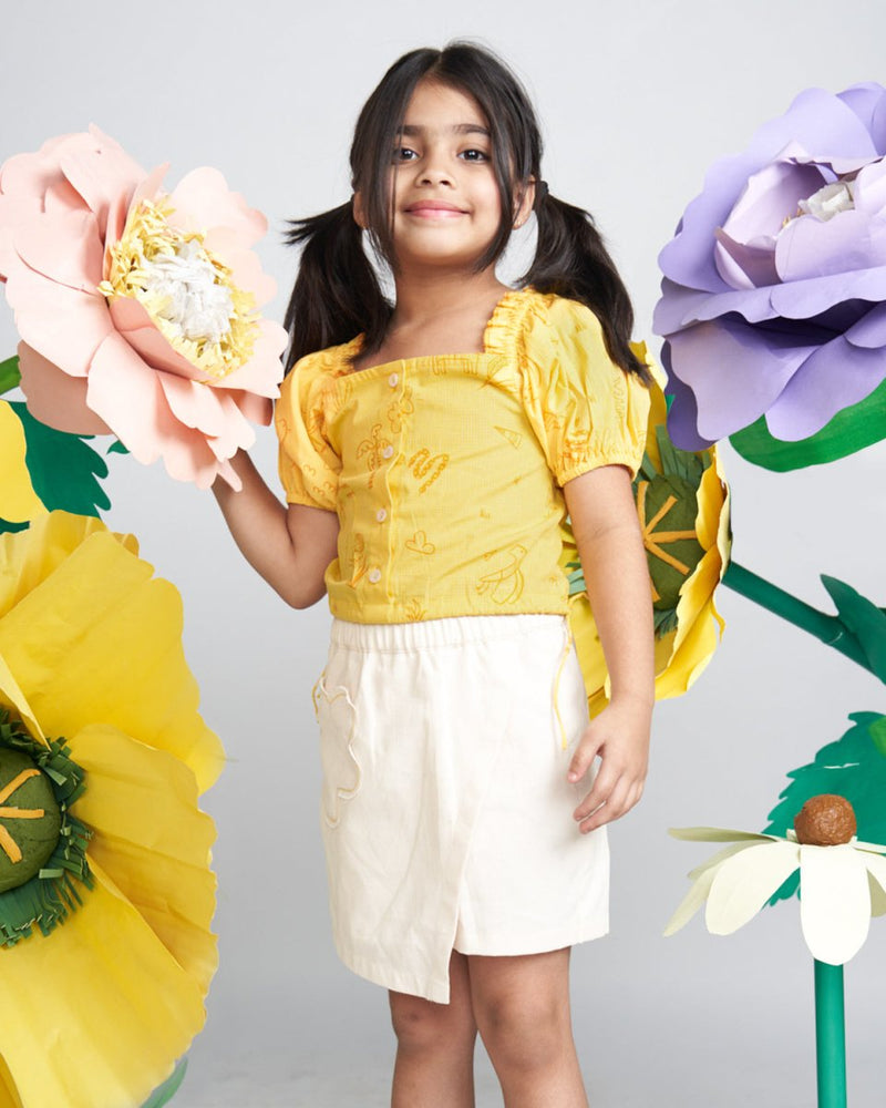 Buy Weewee Denim Skort | Shop Verified Sustainable Kids Skirts on Brown Living™