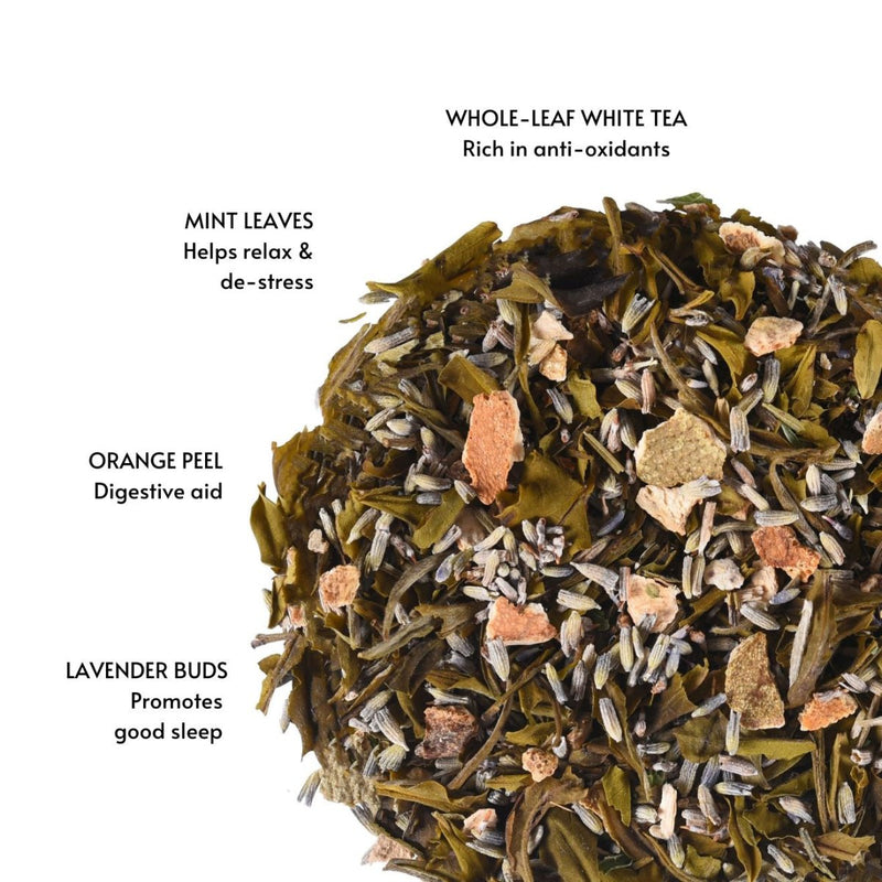 Buy White Fusion - Lavender white tea | Shop Verified Sustainable Tea on Brown Living™