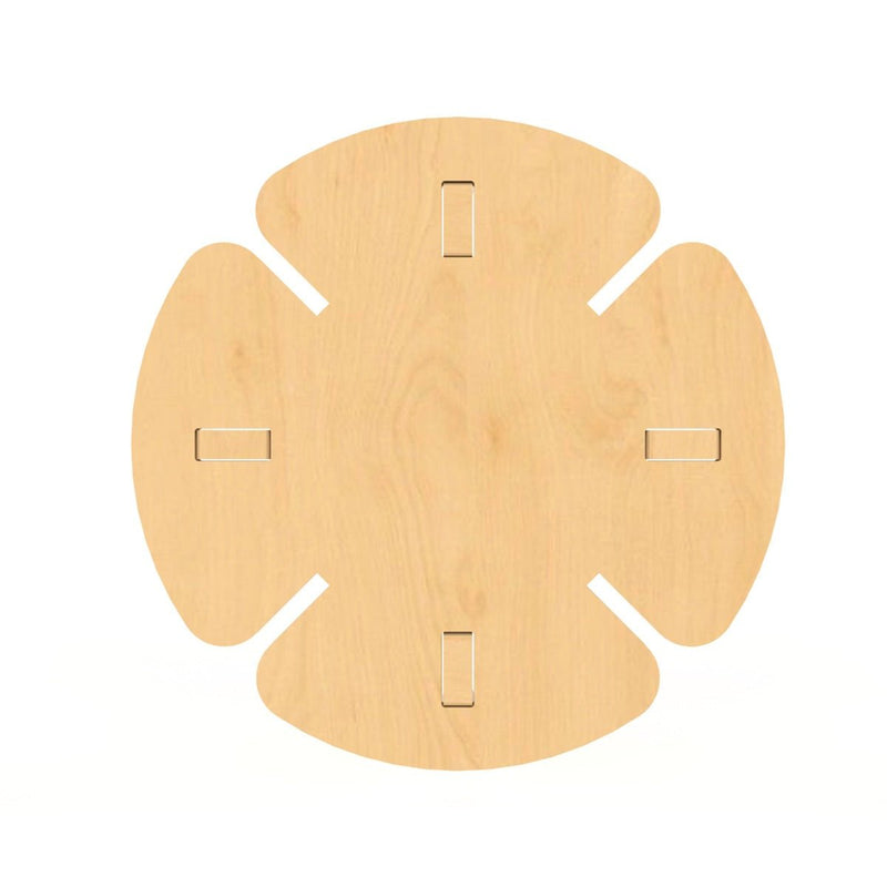 Buy White Grape | Wooden Stool | Shop Verified Sustainable Decor & Artefacts on Brown Living™