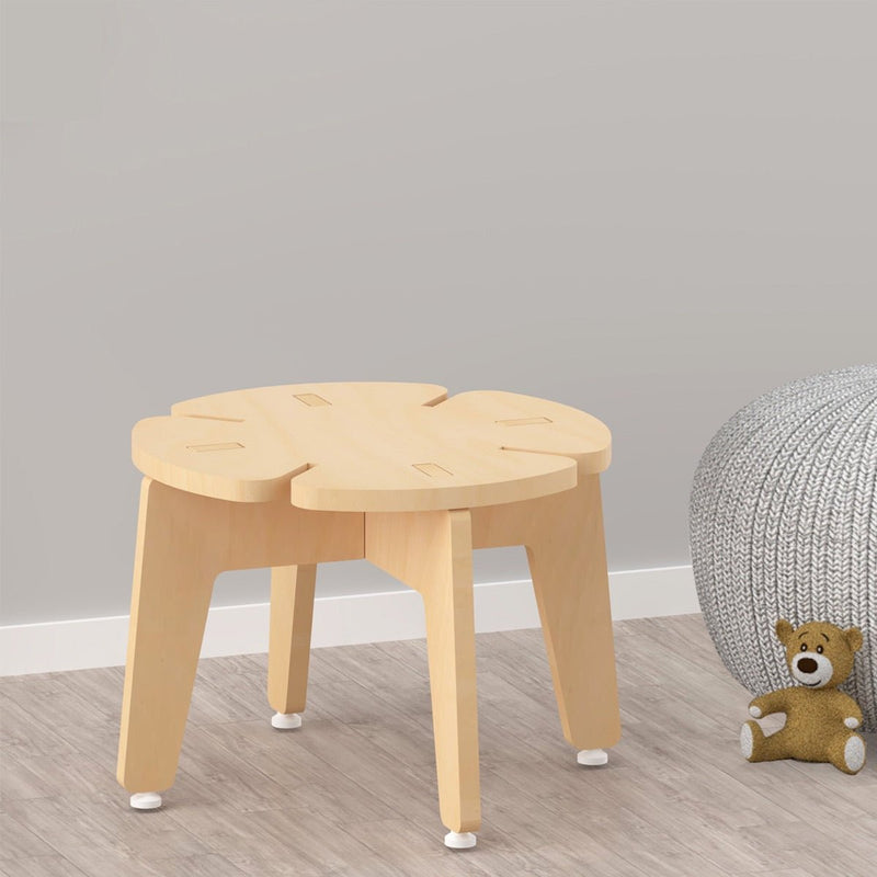 Buy White Grape | Wooden Stool | Shop Verified Sustainable Decor & Artefacts on Brown Living™