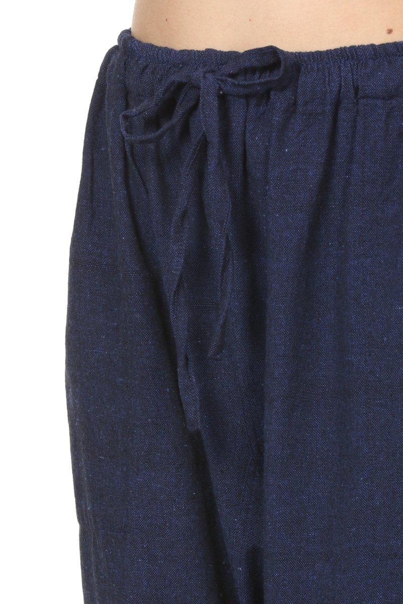 Buy Women's Harem Pant | Dark Blue | Fits Waist Size 28" to 36" | Shop Verified Sustainable Womens Pants on Brown Living™