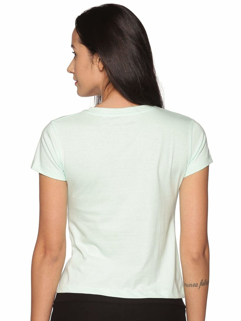 Buy Women's Organic Cotton T-Shirt - Pastel Green | Shop Verified Sustainable Womens T-Shirt on Brown Living™