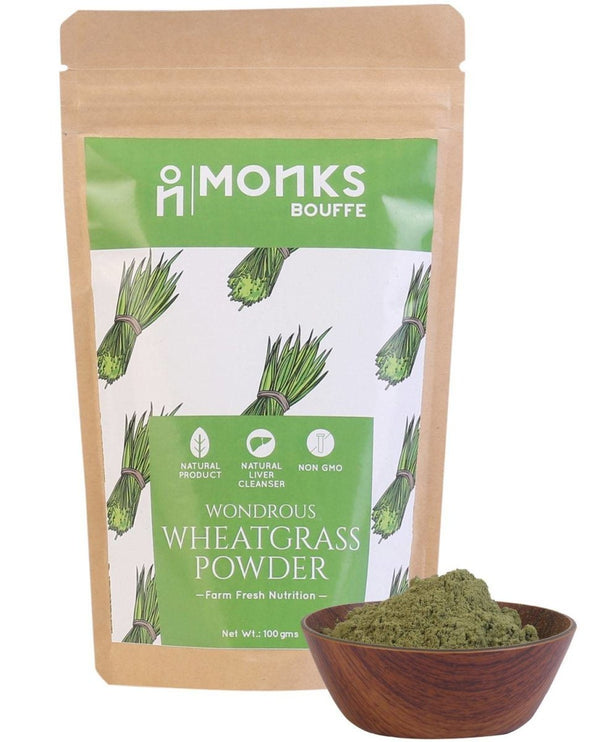 Buy Wondrous Wheatgrass powder - 200g | Shop Verified Sustainable Powder Drink Mixes on Brown Living™