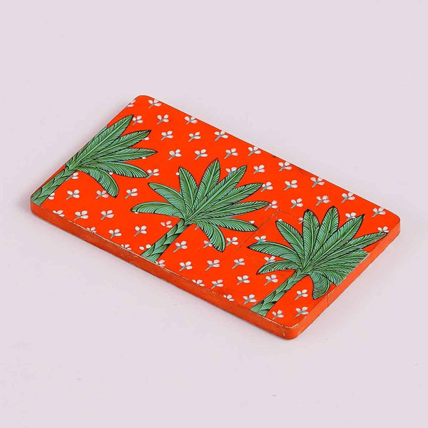 Buy Wooden Pen Drive With Hand painted Palm Trees And Elephant | Shop Verified Sustainable Tech Accessories on Brown Living™