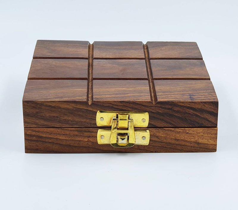 Buy Wooden Tic Tac Toe & Solitaire Board Game | Travel Board Game | Shop Verified Sustainable Learning & Educational Toys on Brown Living™