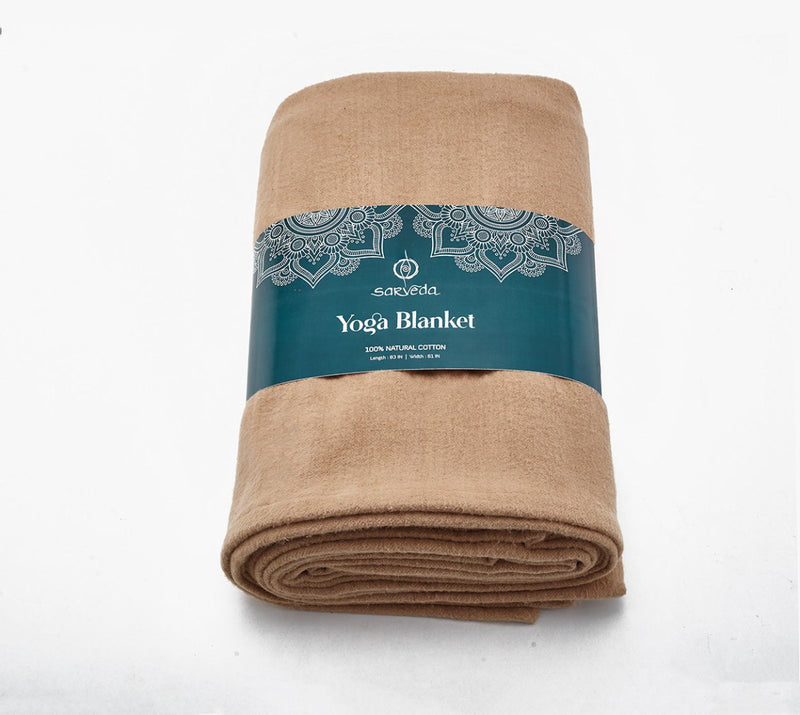 Buy Yoga Blanket Made from Organic Cotton | Shop Verified Sustainable Yoga Mat on Brown Living™